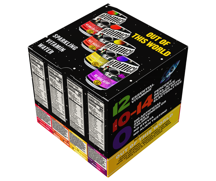 ATOMICO Sparkling Vitamin Water : VARIETY 12PK