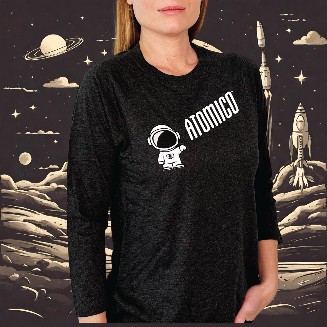 Atomico 3/4 length TShirt by NEXT LEVEL- unisex