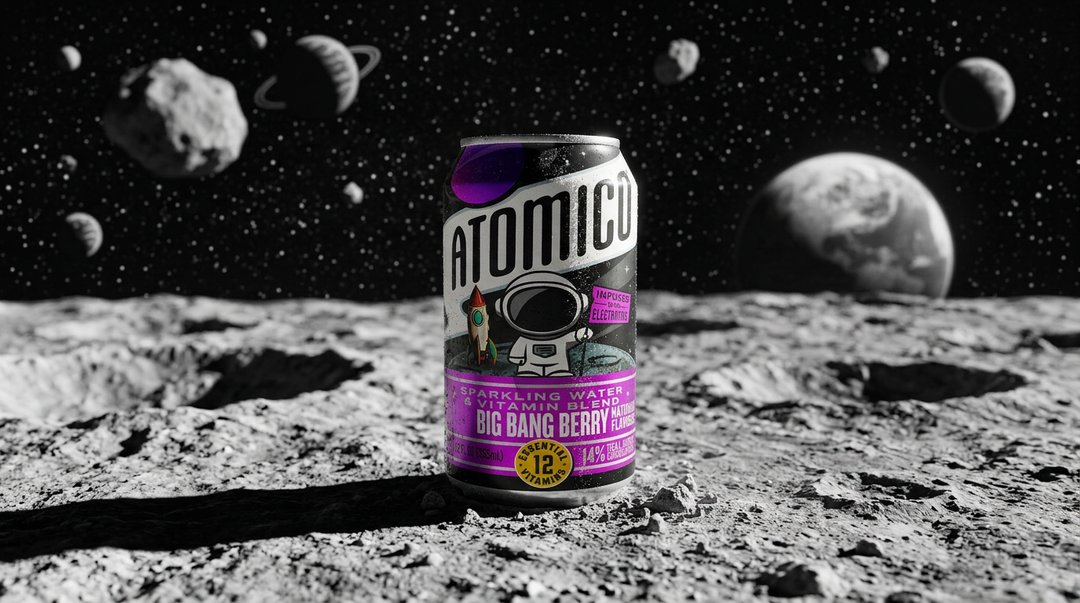 ATOMICO Sparkling Vitamin Water : BIG BANG BERRY 12PK